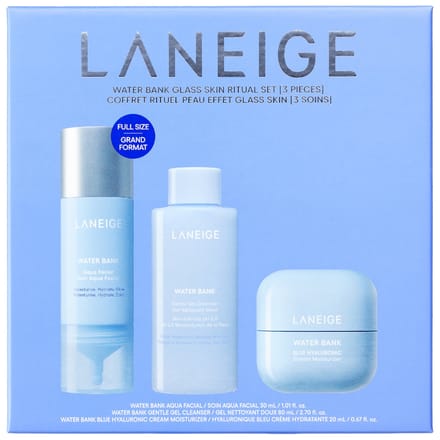 LANEIGE Water Bank Glass Skin Ritual Set