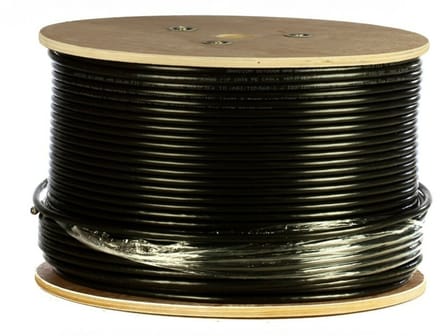 DANICOM CAT6 FTP 305 meter Buitenkabel op rol stug - PE (Fca)