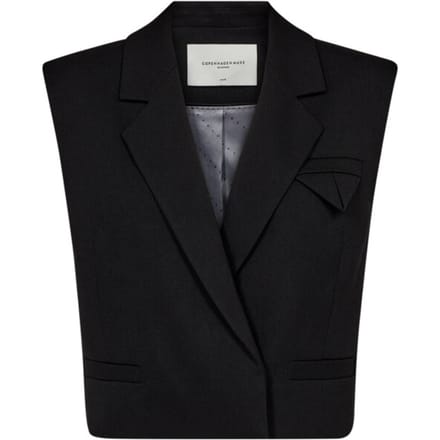 Copenhagen Muse Cmtailor-short Waiscoat Blazers Dames - Zwart - Maat S