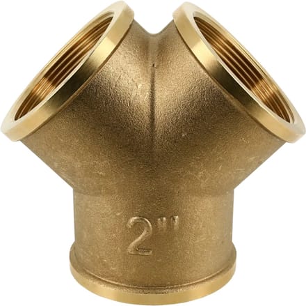 Bonfix Draad messing Y-stuk 2″ bi.dr.