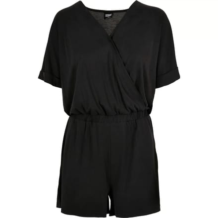 Urban Classics - Short Modal Playsuit - M - Zwart