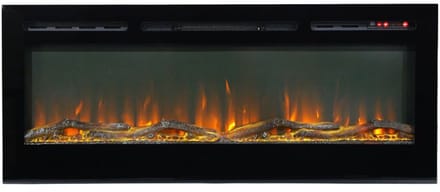 BG1800 Sfeerhaard Elektrisch inbouw met verwarming 180cm