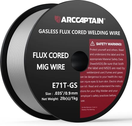 Gasloos MIG Lasdraad 0.35" 2Lbs - Hoogwaardige Carbon Staal