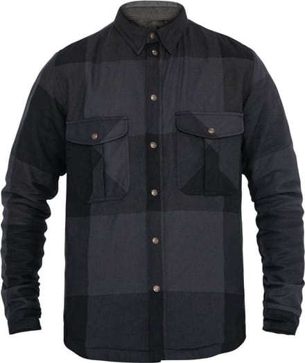 John Doe Motoshirt Big Block Grijs Zwart - Jas