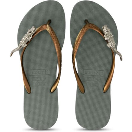 Uzurii | Teenslippers | Dames | Legergroen | Maat 39/40