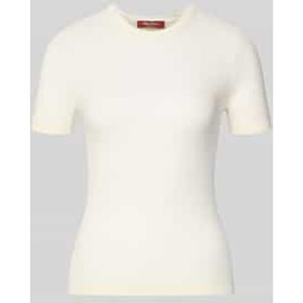 Regular fit gebreid shirt van mix van zijde en wol model 'MSTLEPRE'