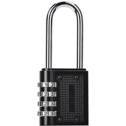 4-cijferig combinatie hangslot met code voor deur, raam, kast, koffer black