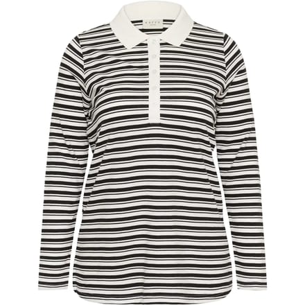 Dames poloshirt met lange mouwen KAFFE Curve Miana