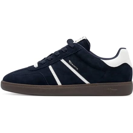 Tamaris Sneaker 1-23624-43 805 Dames Lage Damesschoenen Leer M2362443 marine