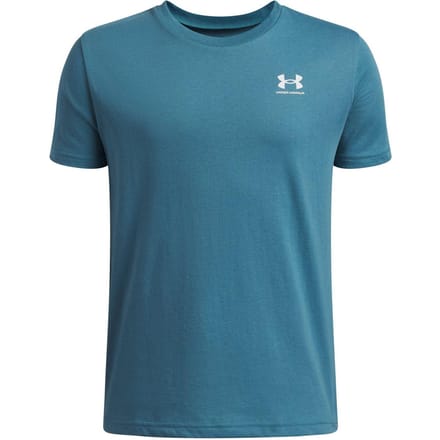 Under Armour Jongens Logo T-shirt met korte mouwen (Blauw)
