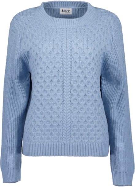 Blue Seven dames - Trui 247999 blauw uni gebreid maat 40