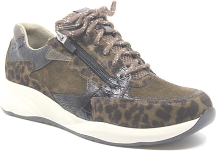 Durea Sneaker H olijf zwart (Maat - 5,5, Kleur - Groen)