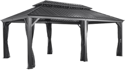 Sojag Paviljoen Pergola Messina 363x598x307 cm - Antraciet