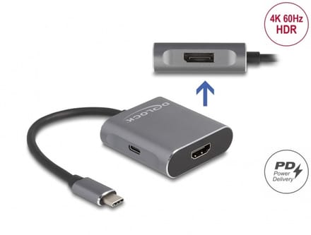 DeLOCK 87867 video splitter HDMI/DisplayPort 1x HDMI + 2x DisplayPort