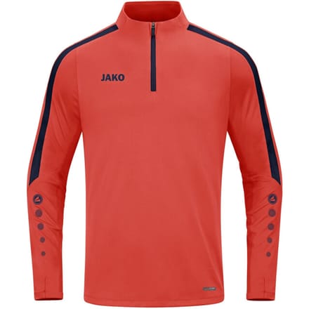 Jako Power Ziptop Kinderen - Marine / Flame | Maat: 152