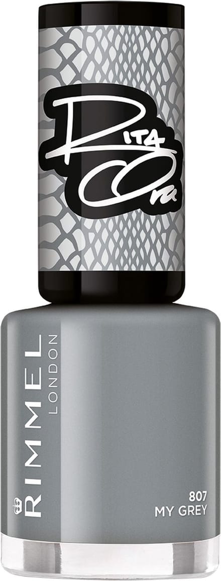 Rimmel London 60 seconds SuperShine Nagellak by Rita - 807 My Grey