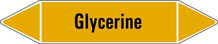 Glycerine leidingmarkering op vel 75 x 17 mm - 8 per vel