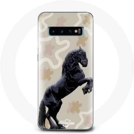 Coque pour Samsung Galaxy S10 Frison Cheval