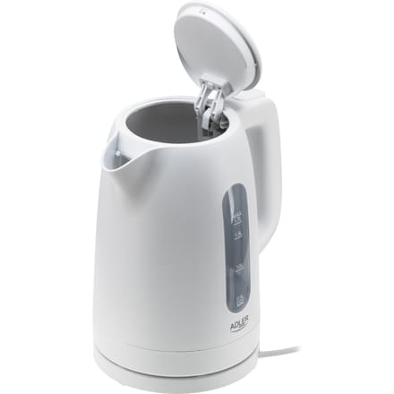 Waterkoker 1,7L 2200W Wit, met STRIX en limoenfilter, draaibare basis, automatische uitschakeling