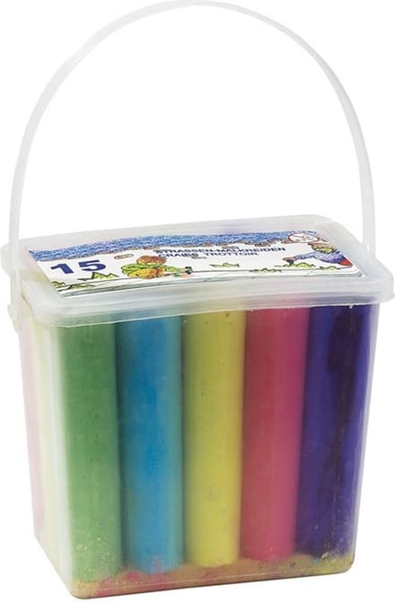Stoepkrijt emmer - 30 stuks