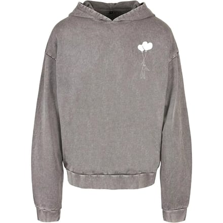 Hoodie Merchcode Love In The Air Acid Washed