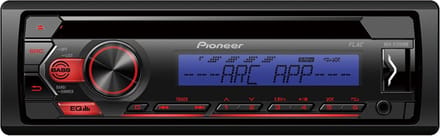 Pioneer DEH-S120UBB – 1-DIN autoradio met CD-speler, USB & AUX – 5-bands equalizer – 4×50 W
