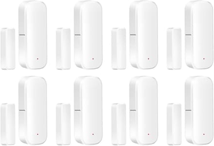 Deur Sensor - Alarm Detector - Huis Beveiliging - Realtime Meldingen - 8 Stuks - Wit