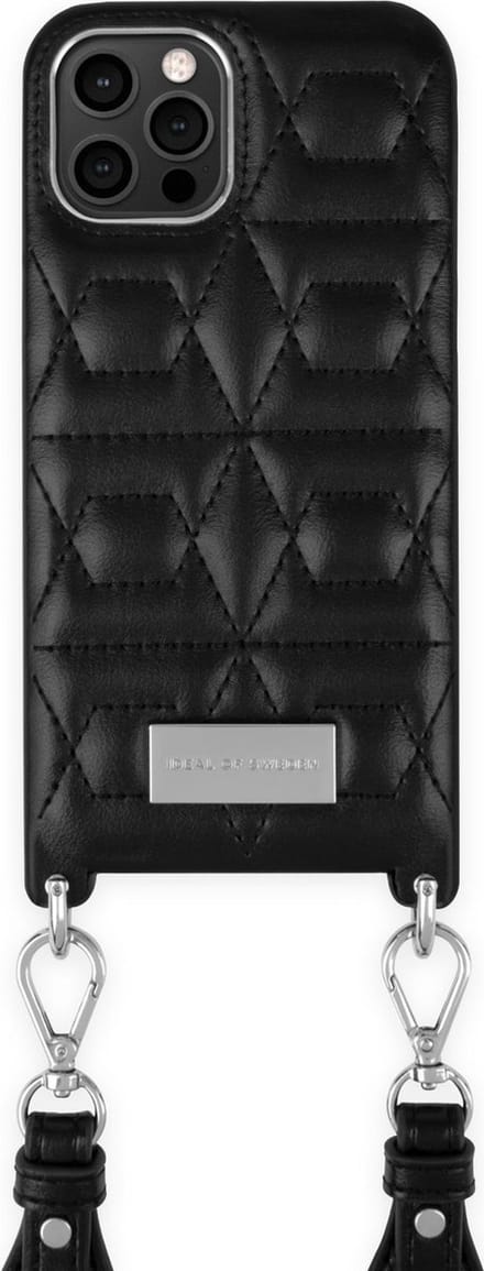 IDeal of Sweden Statement Phone Necklace Case iPhone 12 Pro Max Quilted Black