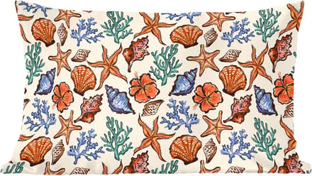 Sierkussens - Kussentjes Woonkamer - 50x30 cm - Kust - Zee - Ster vis - Koraal