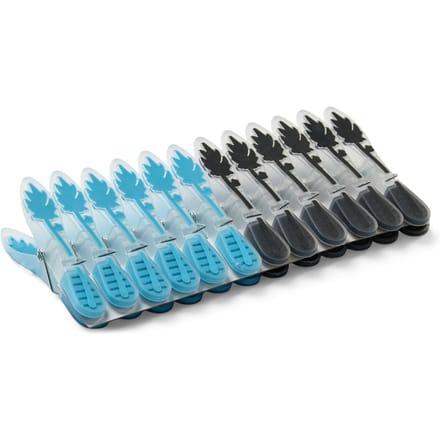 G.Funder Plastic clothespin with rubber grip 12 pcs.