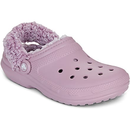 Crocs Classic Fleece Lined Clog Dames Clogs - lila