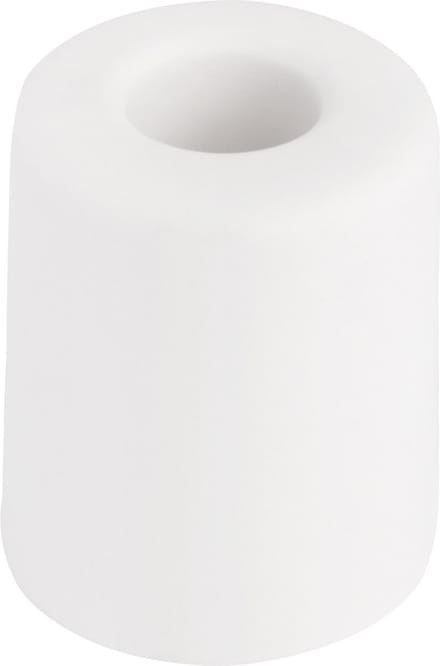 Deltafix Deurbuffer - deurstopper - wit - rubber - 35 x 30 mm - schroefbevestiging