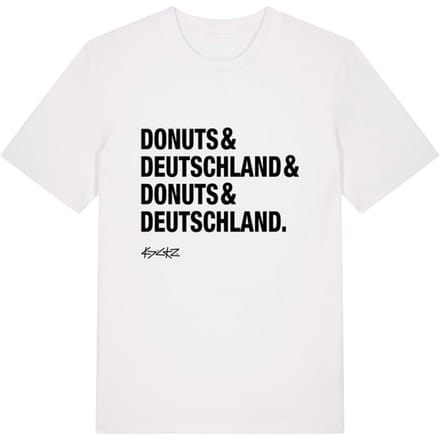 Kickz Duitsland Donuts & Deutschland T-shirt T-shirt Wit
