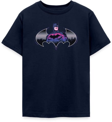 Batman Cool Ontwerp Met Logo En Roze Kostuum T-Shirt Tiener