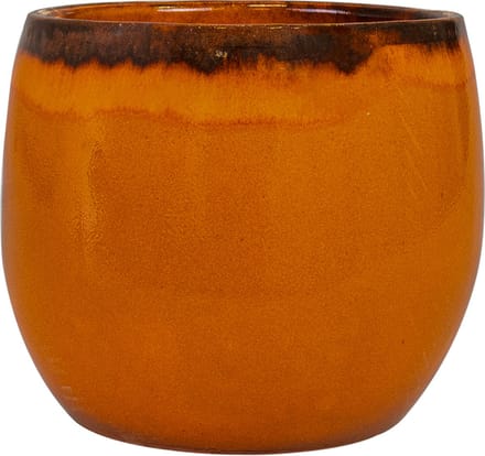 Ter Steege - Keramiek Bloempot - Oranje - D33 x H30 cm - Opening 25 cm