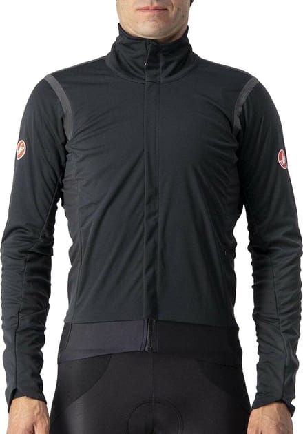 Castelli Fietsjack Lange mouwen Rain or Shine Heren Zwart - Alpha RoS 2 Jacket Light Black - M