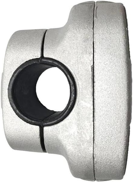 Handgreepklem Grasmaaier - Trimmer Beugel - Gereedschap Reparatie - Aluminium Constructie - 28 mm - Grijs