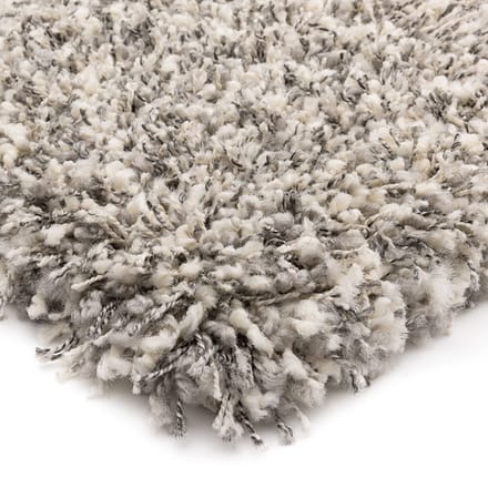 Hoogpolige loper - Shaggy Prime wit/zilver 80x230