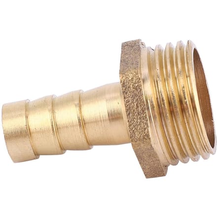 5 stuks 10 mm Slangtuit Staart Mannelijke BSP Connector Messing Fitting Adapter Koppeling (3 4 ) beige