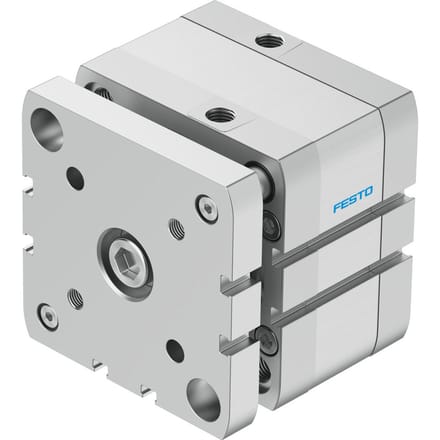Festo Compacte Cilinder 80mm Boring 10mm Slag ISO 21287 Dubbelwerkend - 574058 - P2DRU
