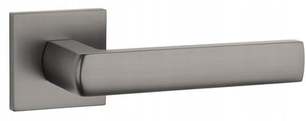 HOSTA Q SLIM Deurkruk Titanium Vierkant Rozet - Modern Design