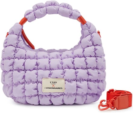 Unio Hamburg x Les Visionnaires schoudertas handtas Bubble Unio Kitzbuehel Lilac paars