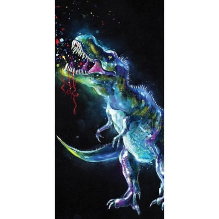 Strandlaken dino - Dinosaurus - 70 x 140 cm