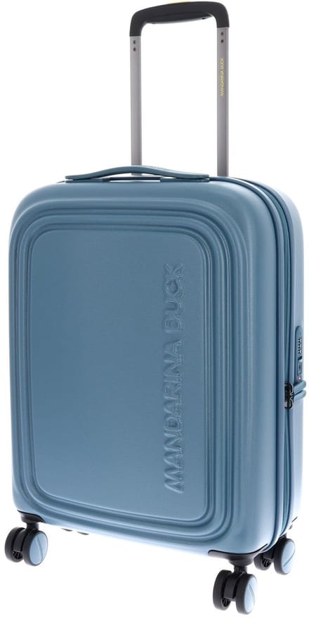 MANDARINA DUCK trolley Logoduck + Expandable Cabin Trolley Tailor Blue petrol 55cm