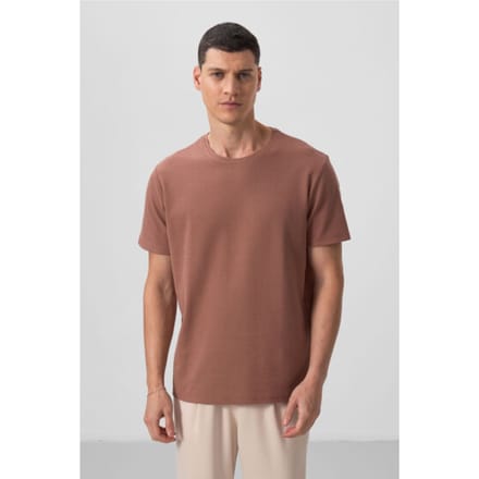 Heren Regular Fit Rondhals T-shirt
