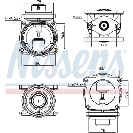 EGR-klep NISSENS 98295