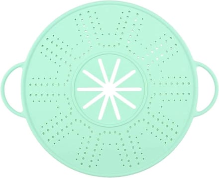 Siliconen Spatscherm - Bakolie Afdekking - Schoon Koken - Vouwbaar Ontwerp - 35x30cm - Groen