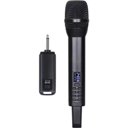 Draadloos Microfoonsysteem met Handmicrofoon Professionele Dynamische Microfoons voor Thuisbioscopen 1 Receiver and 1 Microphone