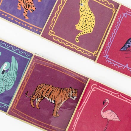 Set onderzetters Animal