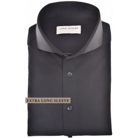 John Miller Overhemd Extra Long Sleeve Hyperstretch Cutaway Collar Mouwlengte 7 Navy / male